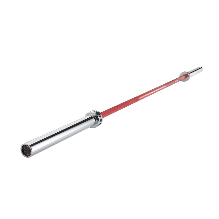 Barra Olímpica Roja 2.2m x 50mm - 4 Rodamientos (365 kg)