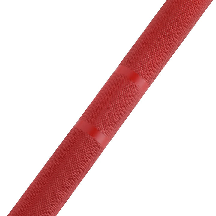 Barra Olímpica Roja 2.2m x 50mm - 4 Rodamientos (365 kg)