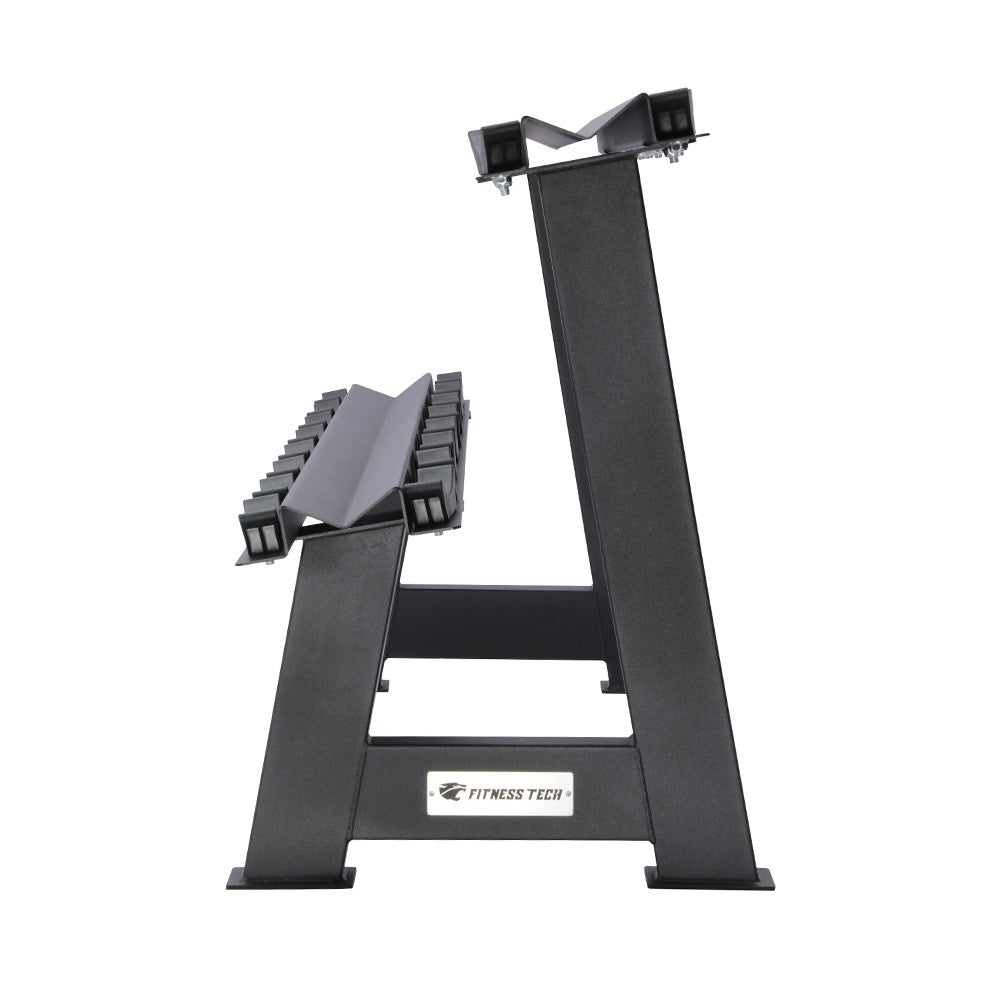 Soporte de mancuernas profesional de 8 Pares - Lateral 2