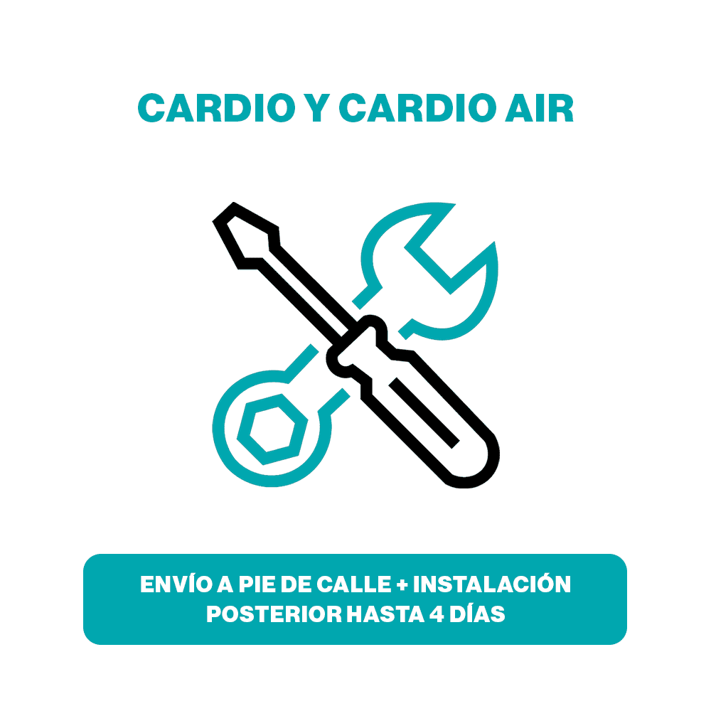 (CARDIO) Entrega a pie de calle + instalación posterior hasta 4 días