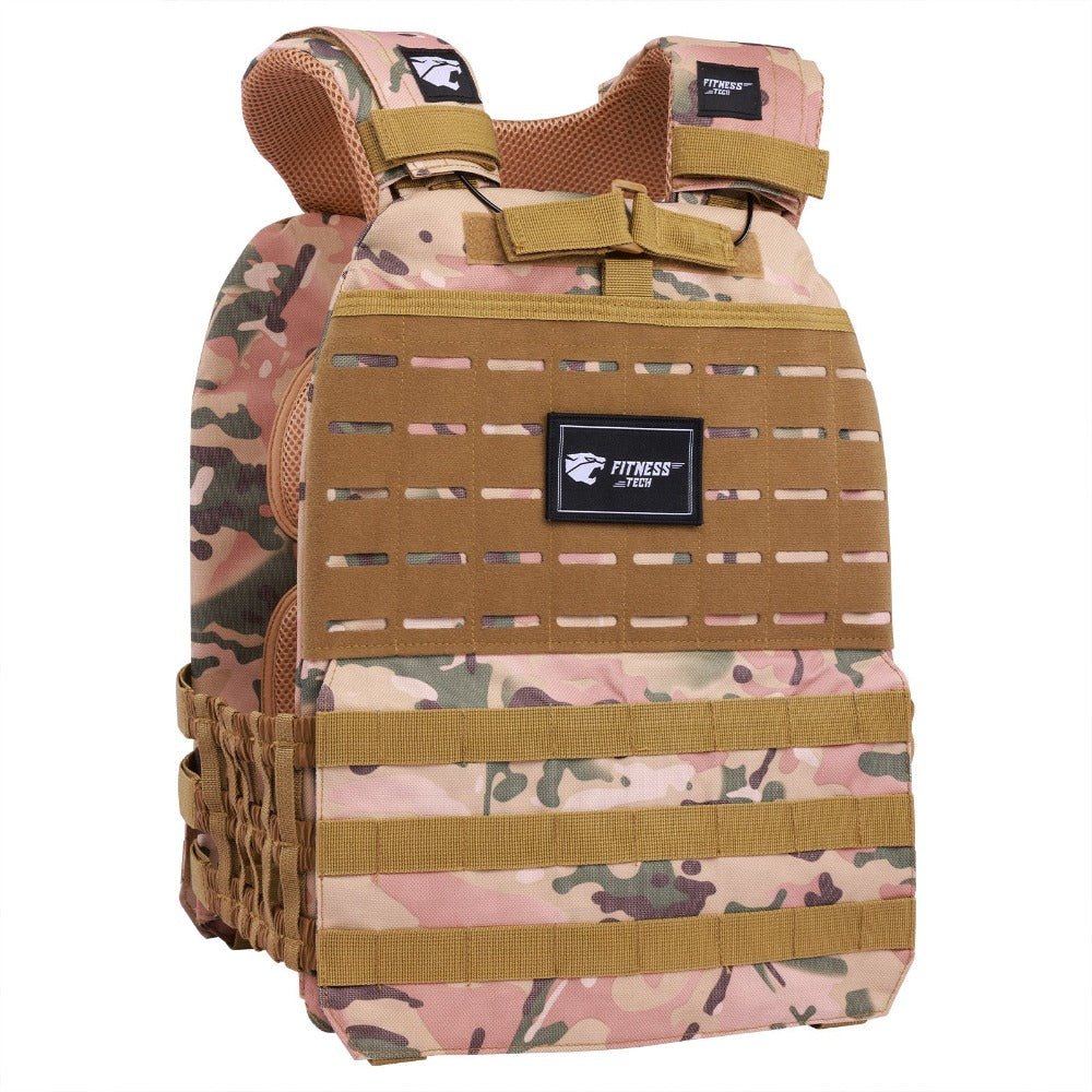 Chaleco Lastrado Peso con 8kg placas incluidas - Fitness Tech