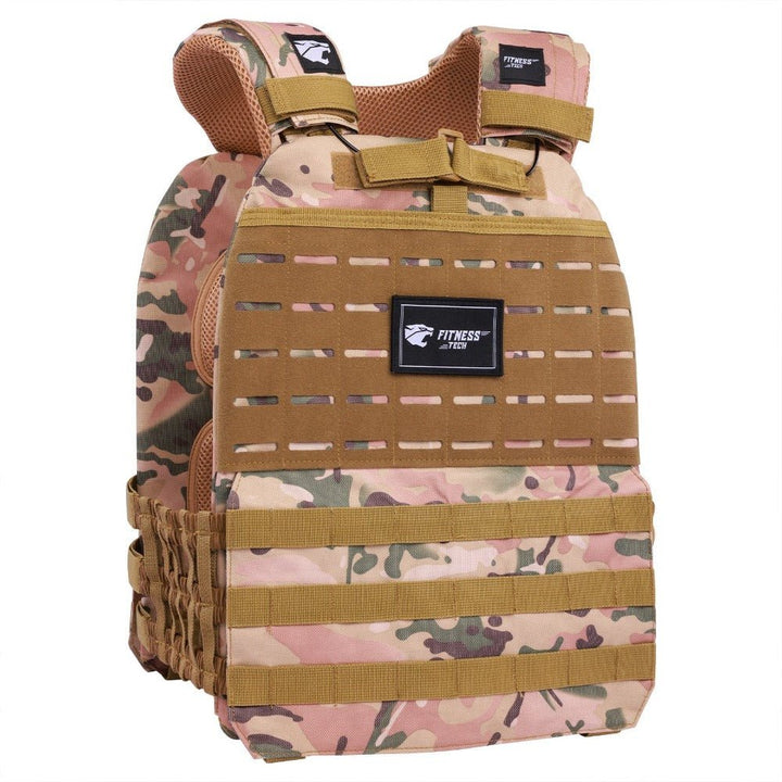 Chaleco Lastrado Peso con 8kg placas incluidas - Fitness Tech