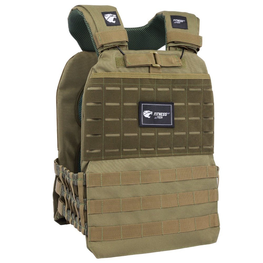 Chaleco Lastrado Peso con 8kg placas incluidas - Fitness Tech