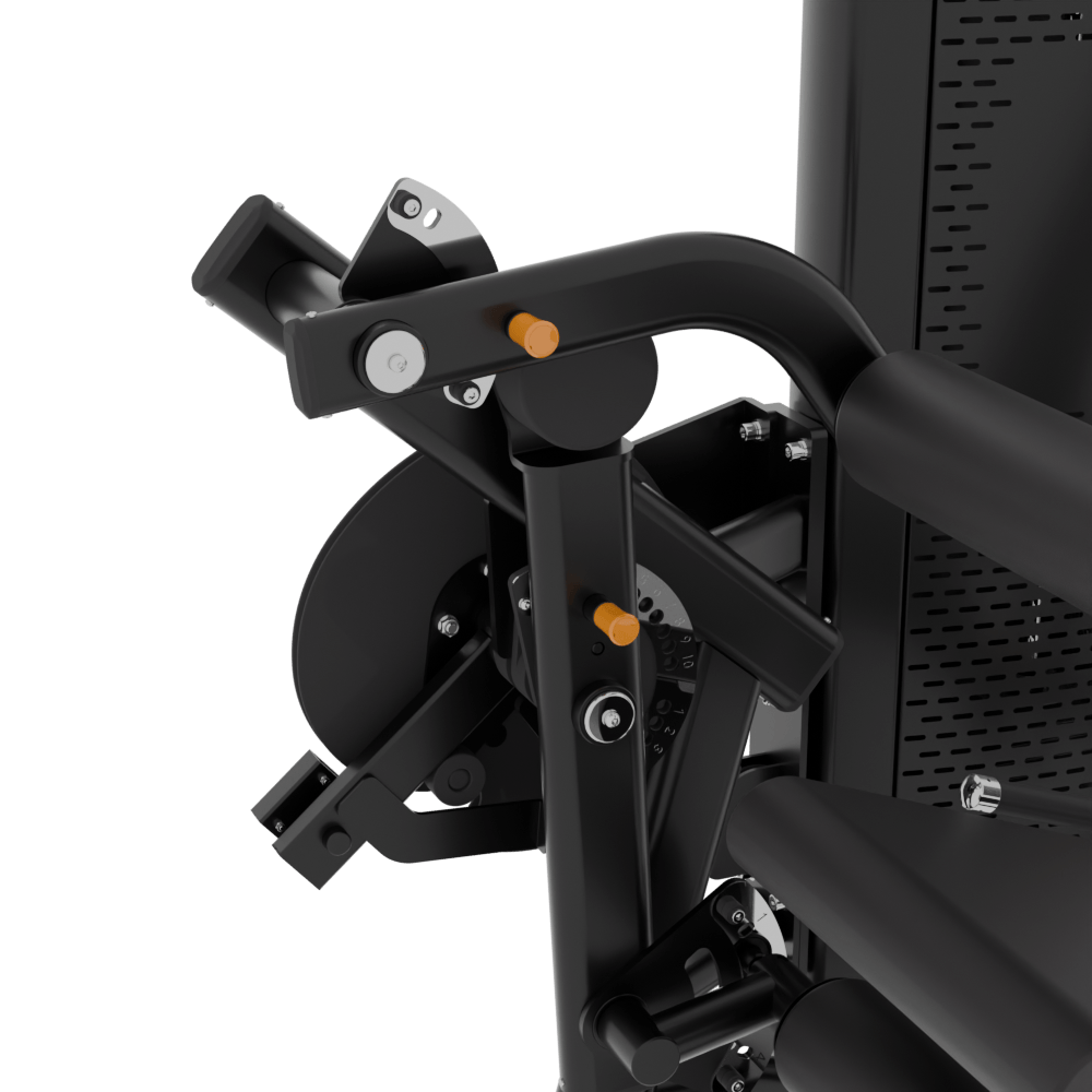 Máquina selectorizada dual | Extensión de cuádriceps y femoral brazo