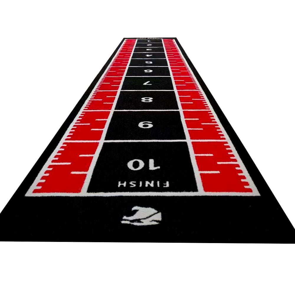 Césped artificial para gimnasio | Pista de sprint - Rojo (Final)