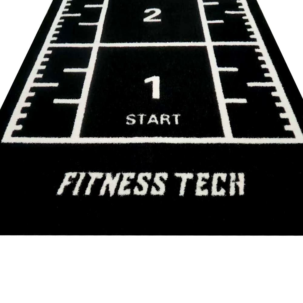 Césped artificial para gimnasio | Pista de sprint - Negro (Inicio)