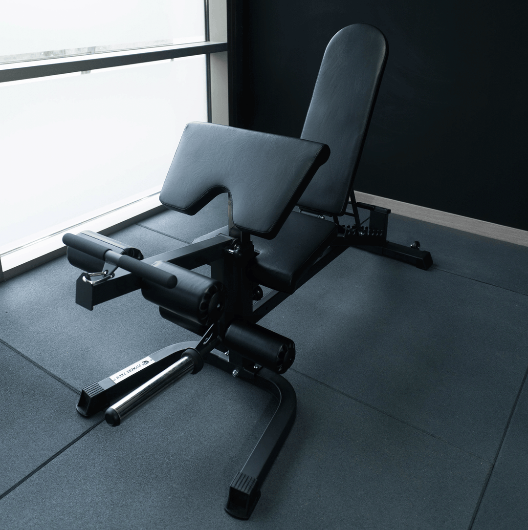 Banco ajustable con extensión de pierna