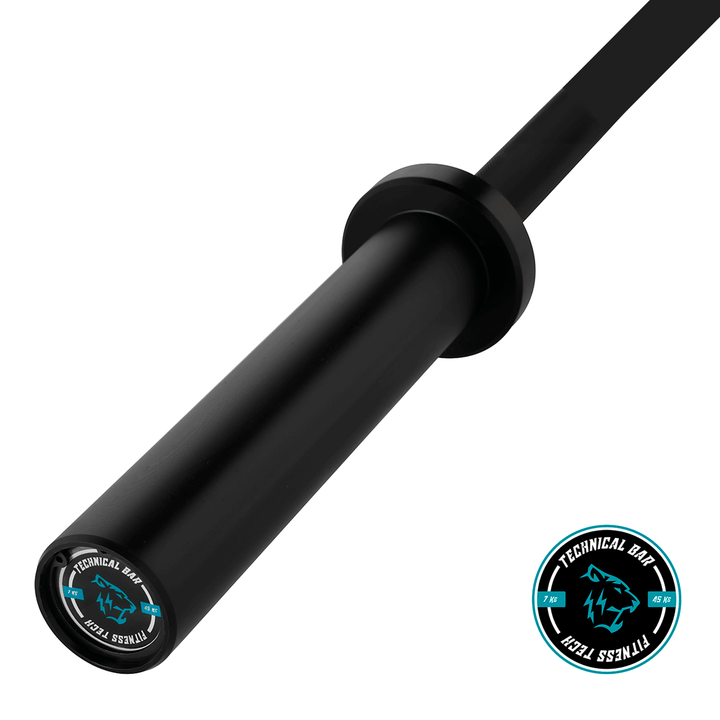 Barra Técnica Black 1.8m x 50mm - 2 Rodamientos (45 kg)