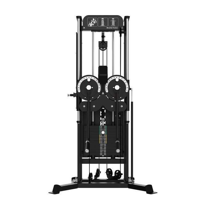 Elevaciones laterales y contracción pectoral | Máquina selectorizada dual - Pro Series