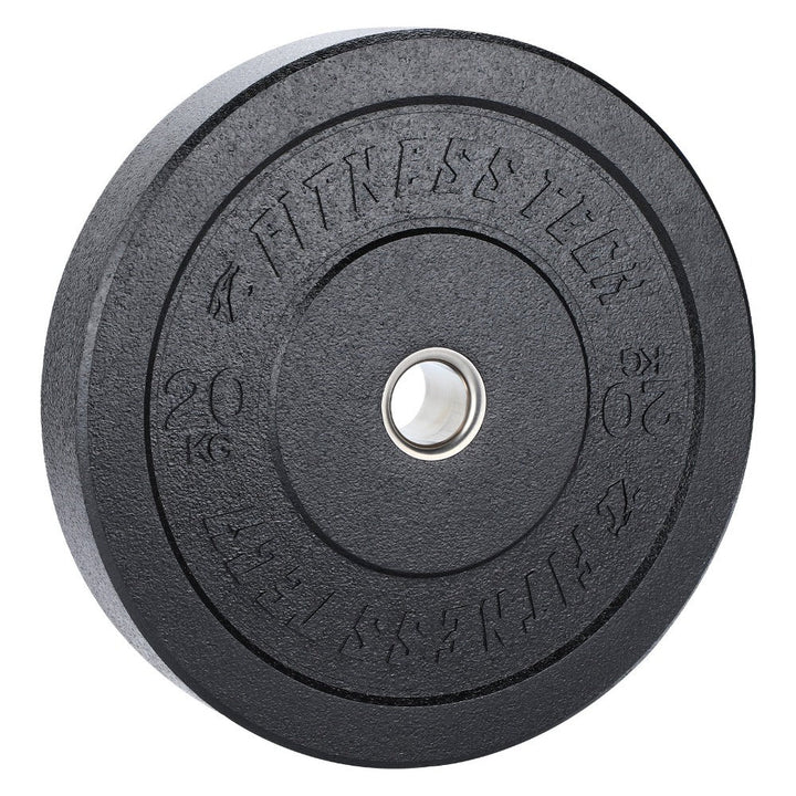 SET DE 150KG Discos Bumper Plate Alta Resistencia Hi Temp Black
