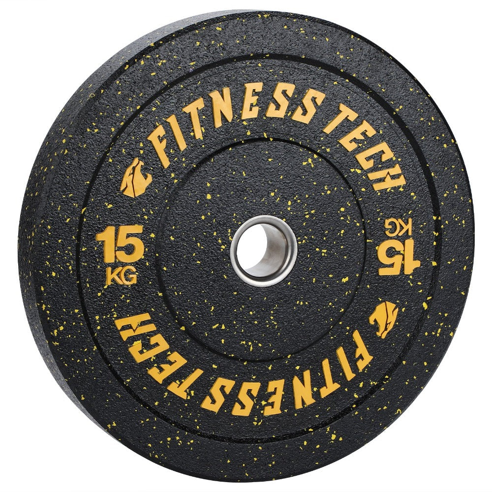 Set 150kg Bumper Plate Alta Resistencia Hi Temp Fleck de 5kg a 25kg