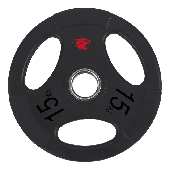 Set 105kg Discos de Goma 3 asas 50mm Profesionales
