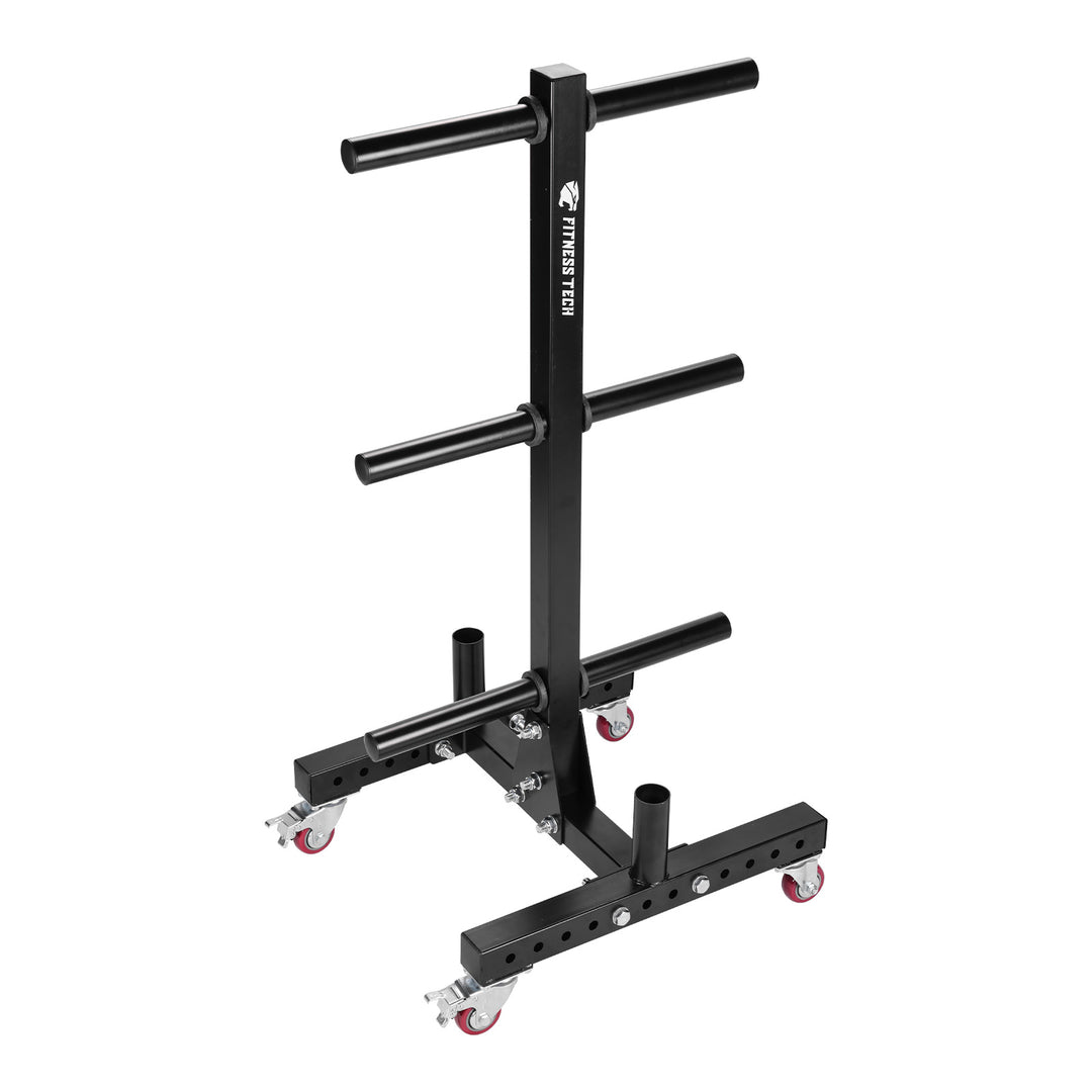 Rack de discos con ruedas | Fitness Tech