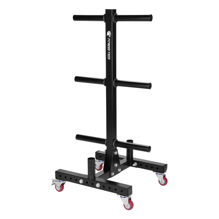 Rack de discos con ruedas | Fitness Tech