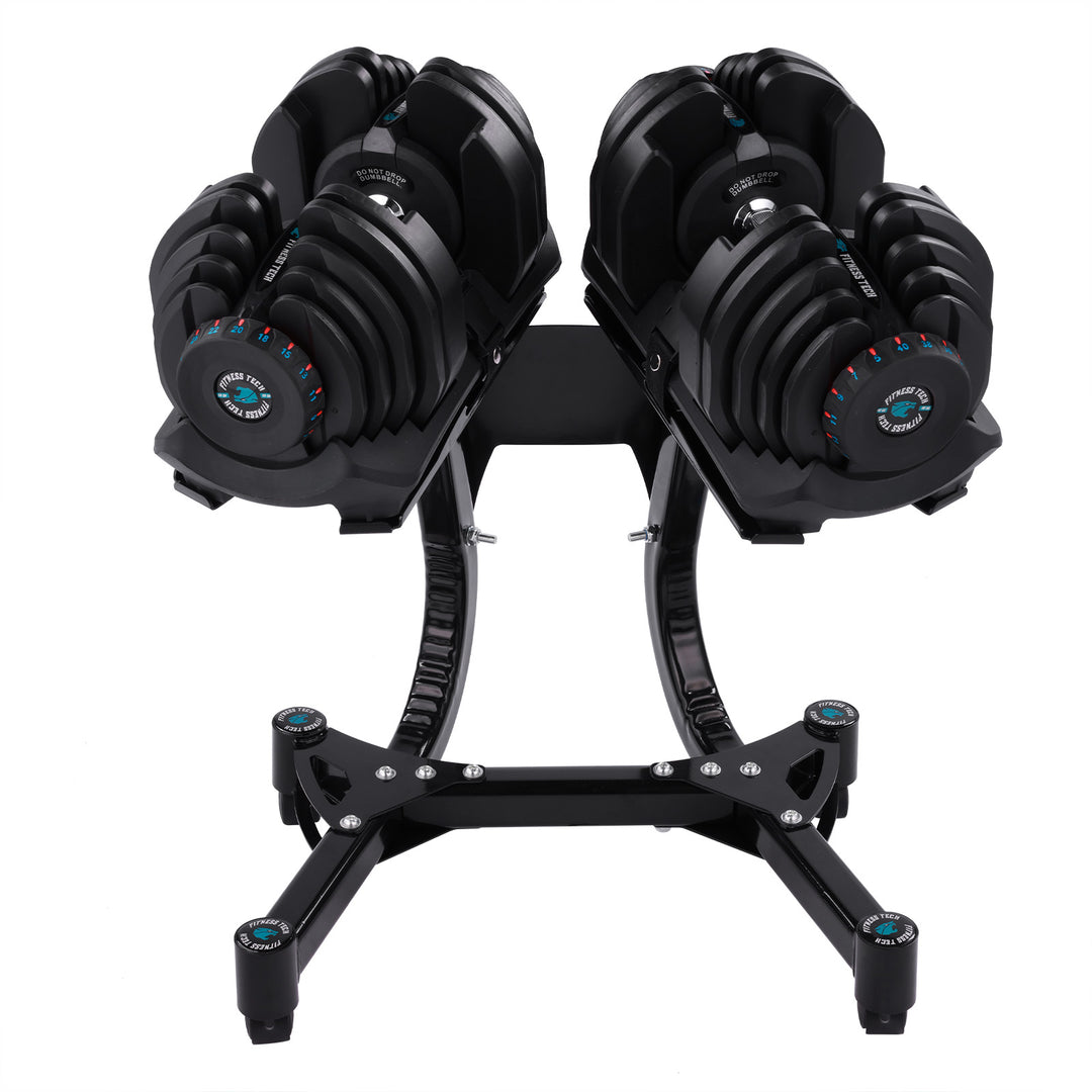 Soporte de mancuernas ajustables | Fitness Tech