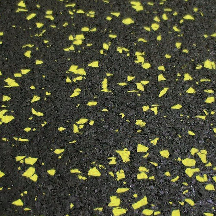 Loseta de Caucho Recta 100x100 cm Amarillo EPDM - Zoom