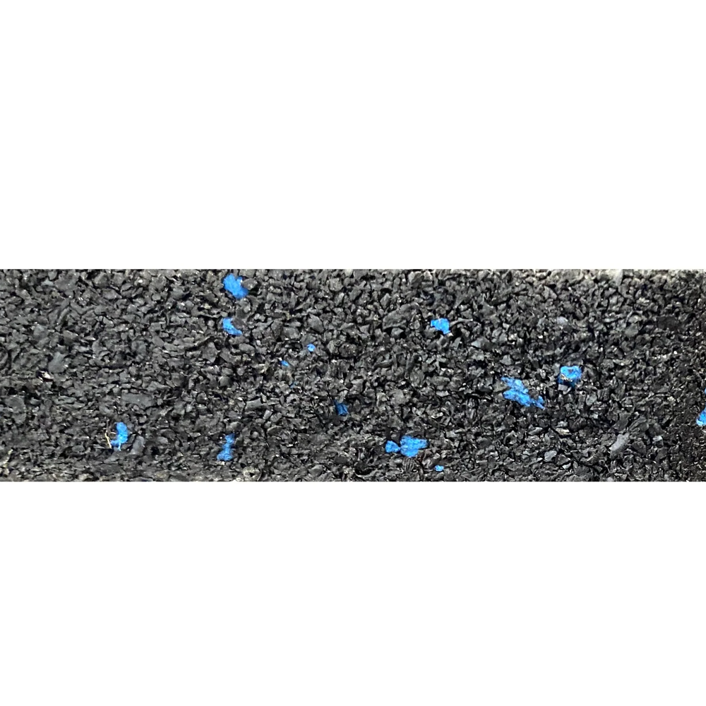 Loseta de Caucho Recta 100x100 cm Azul EPDM - Detalle