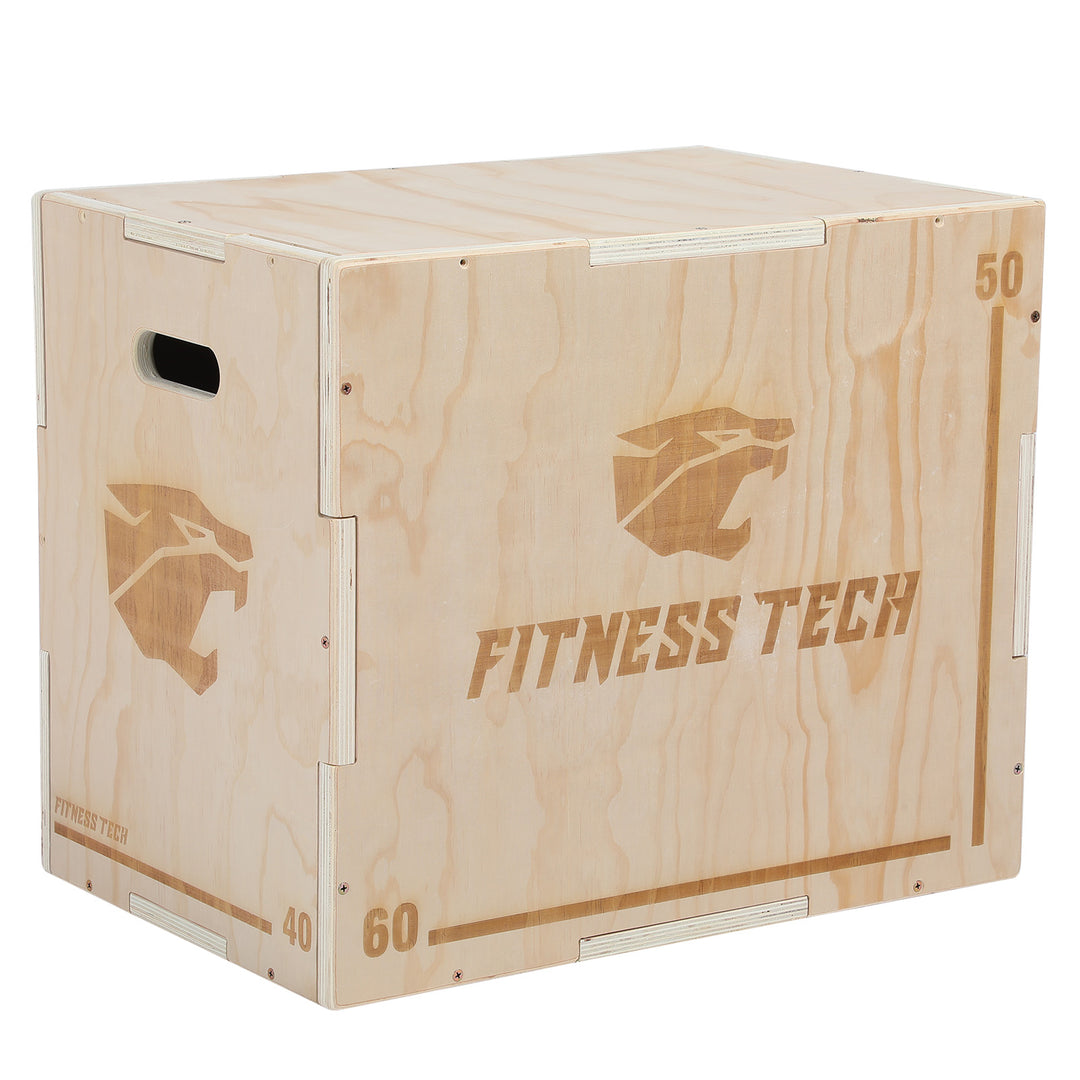 Cajón pliométrico de madera  | Fitness Tech