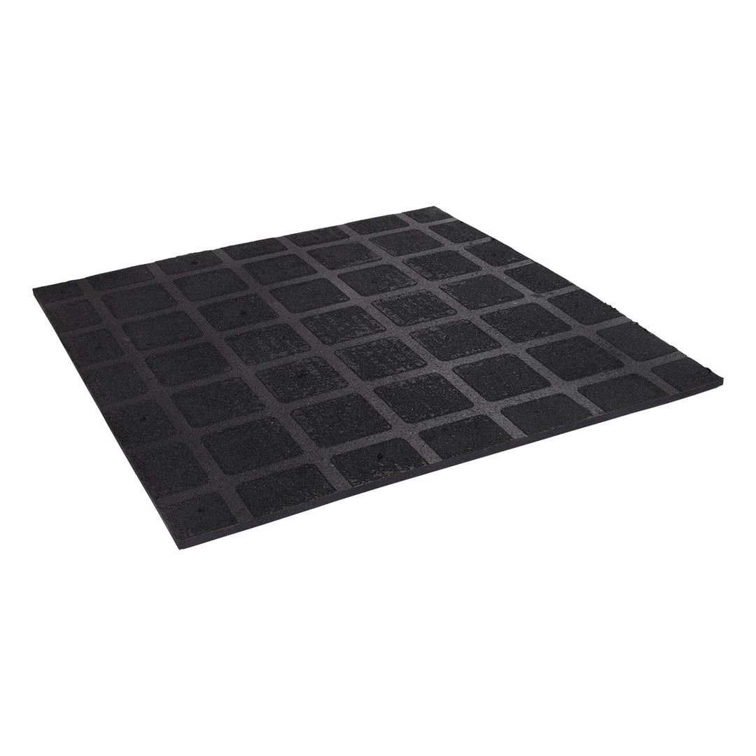 Loseta Recta Caucho Gimnasio 100x100x2cm alta densidad - Fitness Tech