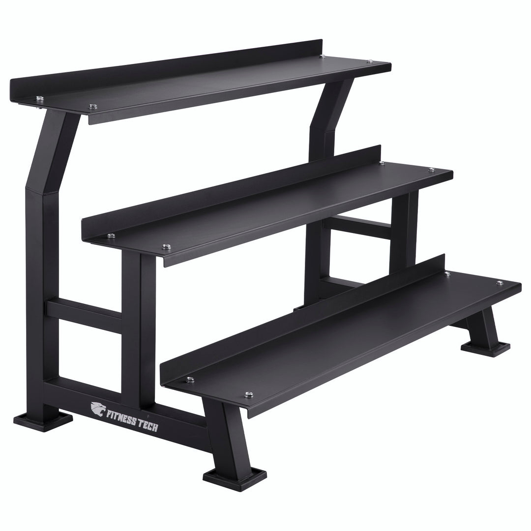 Rack kettlebells tres alturas | Fitness Tech